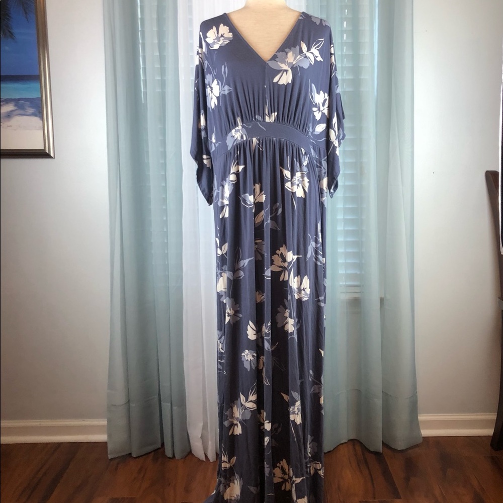 Blue Floral Dress